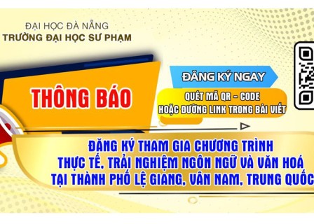 Thông báo: Mời sinh viên đăng ký tham gia chương trình thực tế tại Trung Quốc