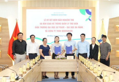 Trường Đại học Sư phạm – Đại học Đà Nẵng nghiệm thu, tiếp nhận hệ thống quản lý thư viện Skoolib do Công ty TNHH Bookshare tài trợ