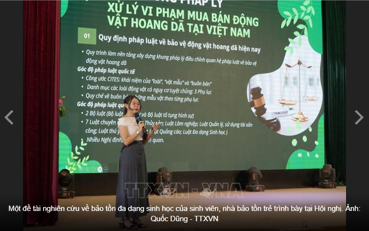 Kết nối sinh viên, giới trẻ vì mục tiêu bảo tồn thiên nhiên